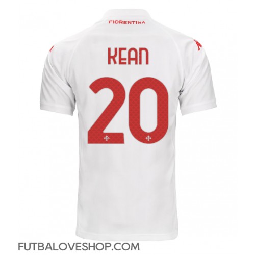 Dres Fiorentina Moise Kean #20 Preč 2024-25 Krátky Rukáv